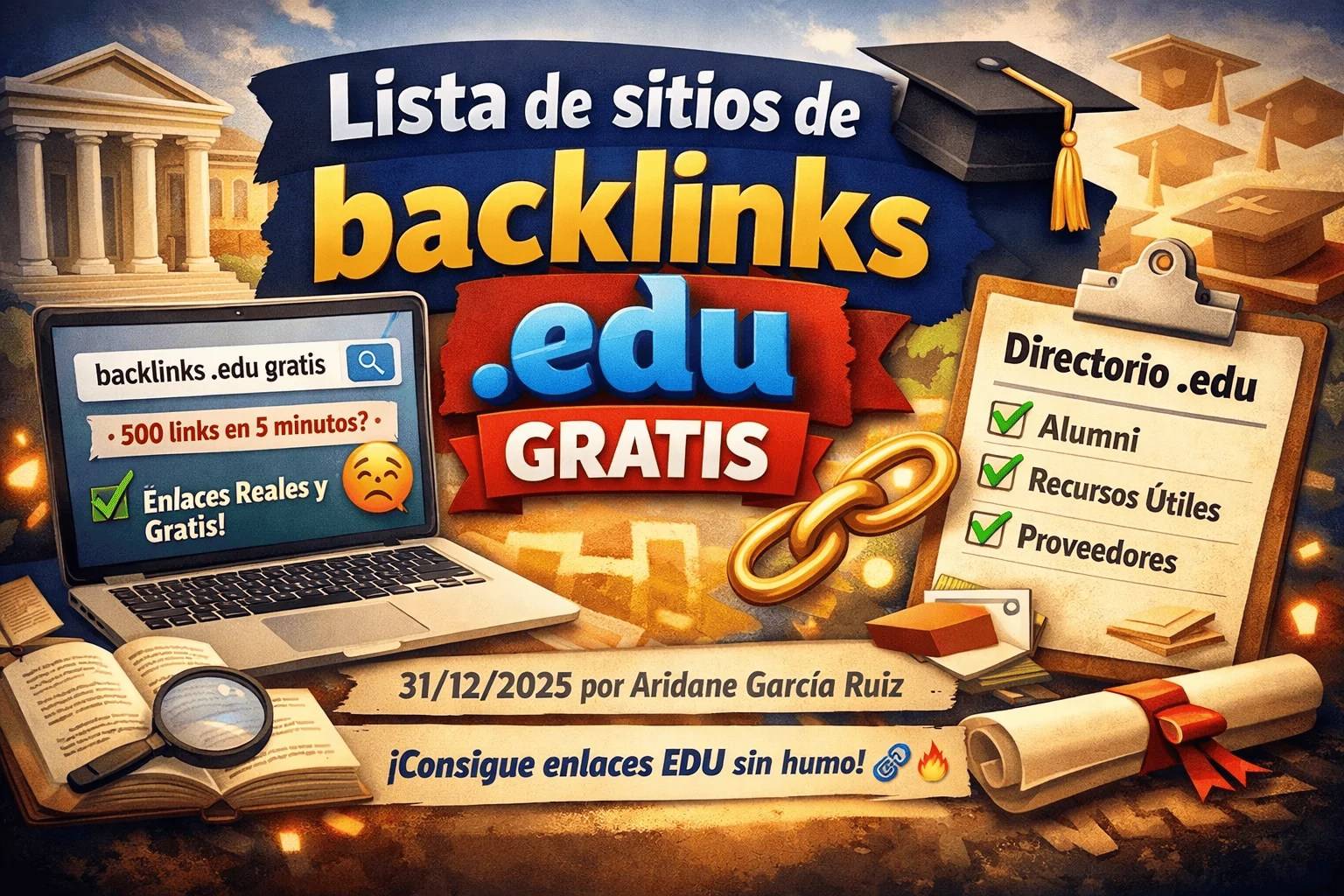 Lista de sitios de backlinks .edu gratis