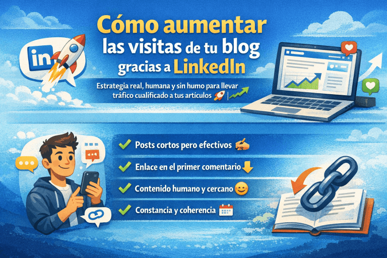 Cómo aumentar las visitas de tu blog gracias a LinkedIn