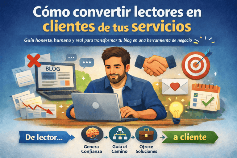 Cómo convertir lectores en clientes de tus servicios