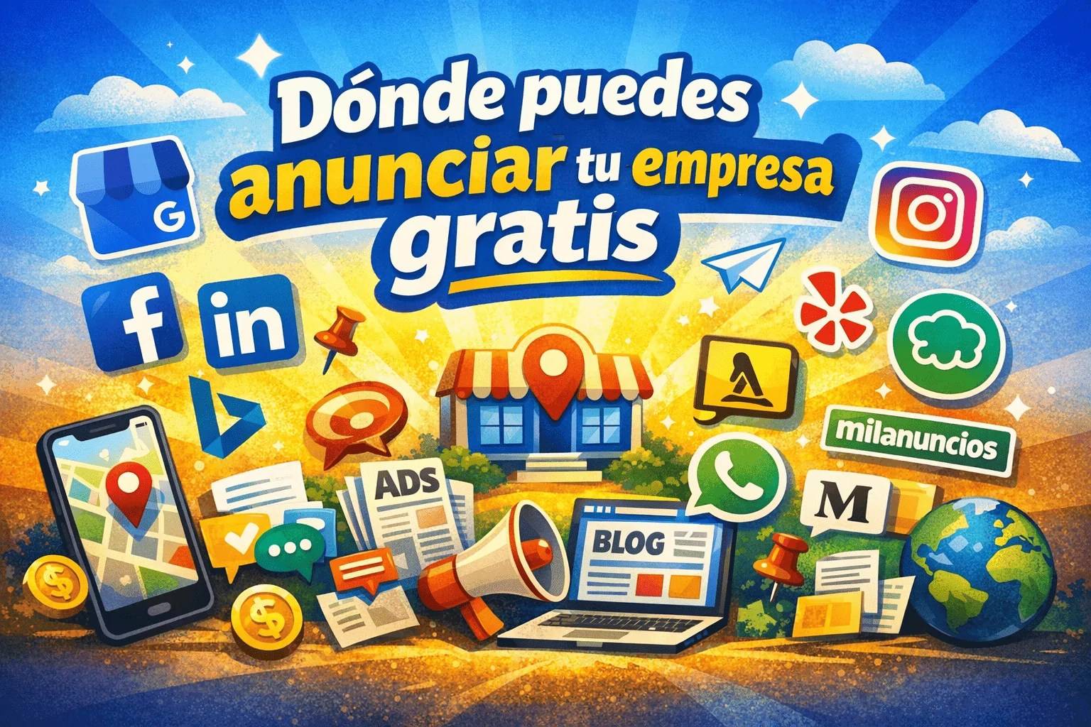Dónde puedes anunciar tu empresa gratis