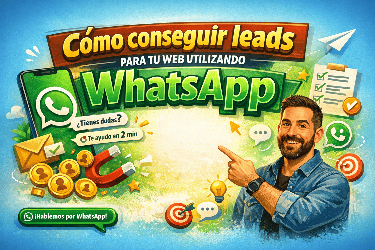 Cómo conseguir leads para tu web utilizando WhatsApp
