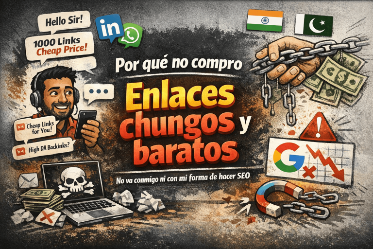 Por qué no compro enlaces chungos y baratos